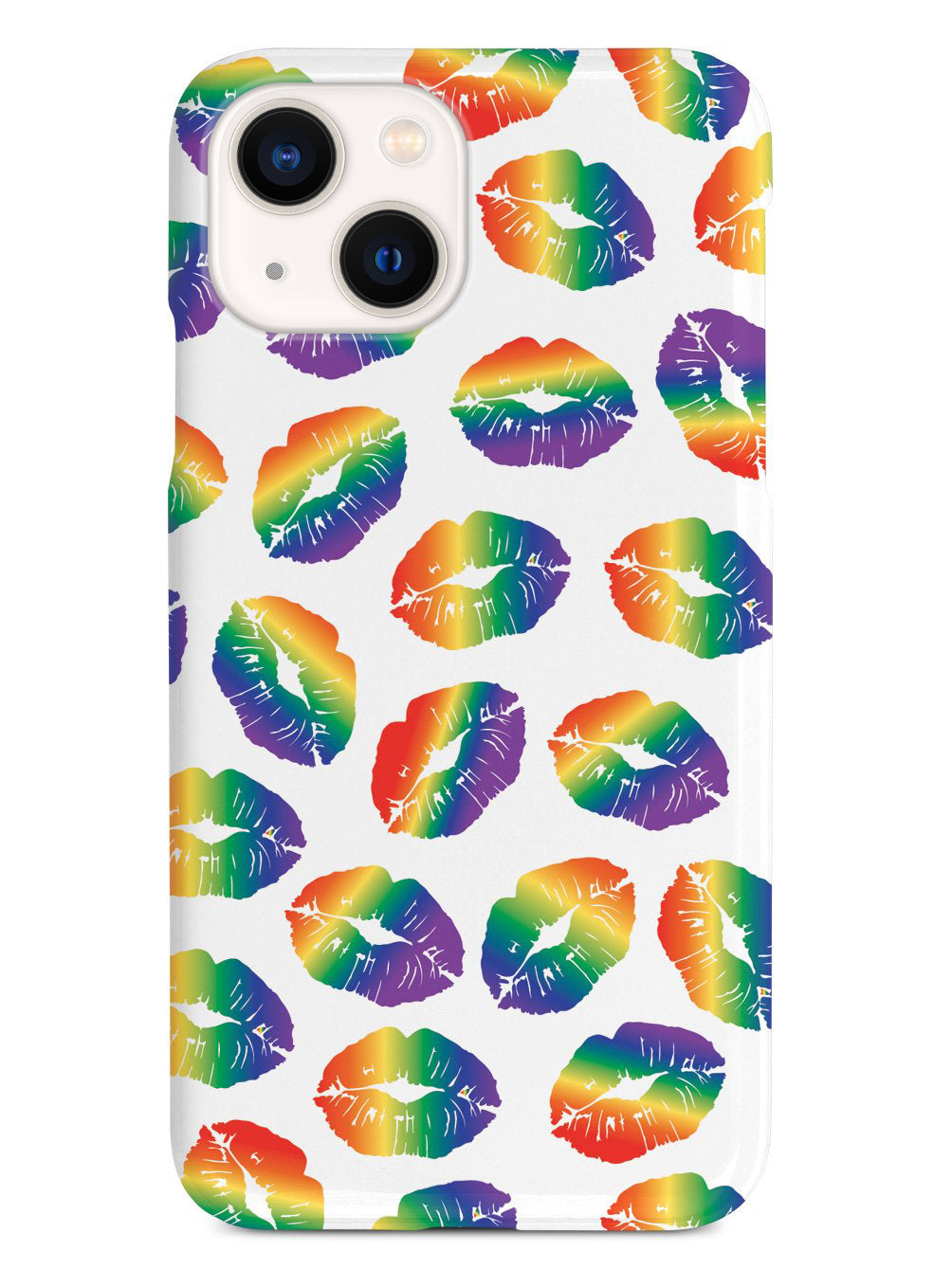 LGBT Lip Print Pattern Case
