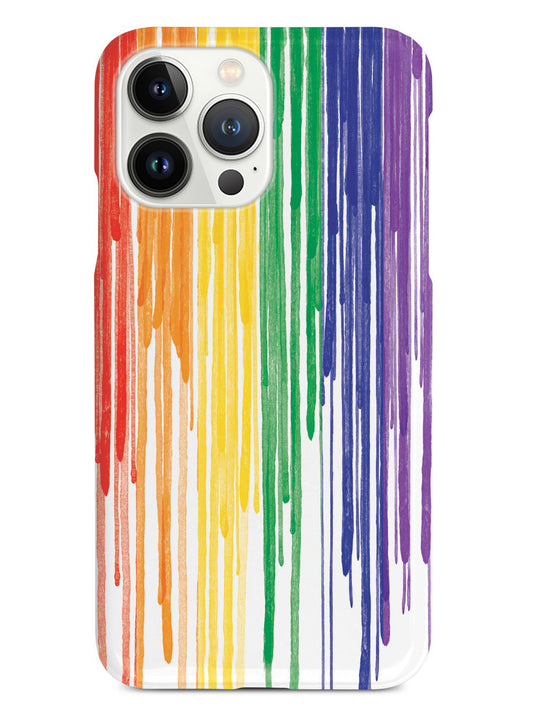 LGBT Pride Dripping Paint Flag Case