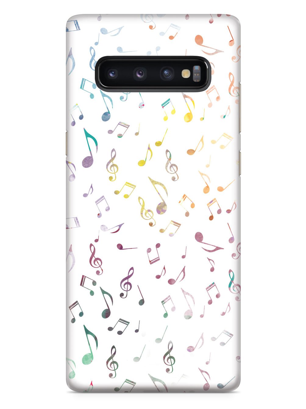 Music Notes Pattern - Watercolor Case
