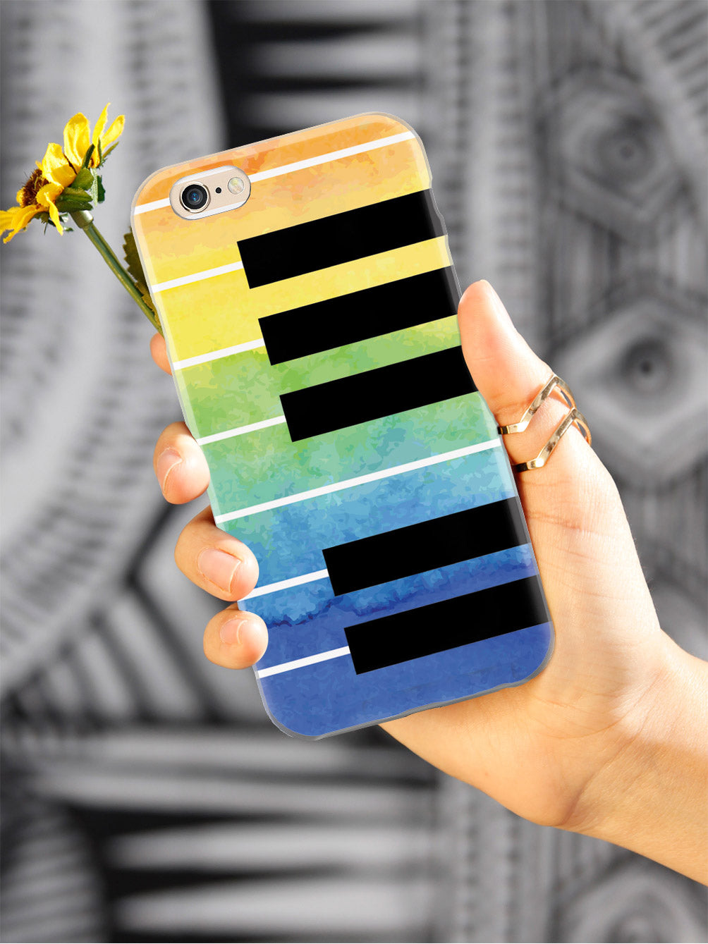 Piano Keys - Watercolor Case
