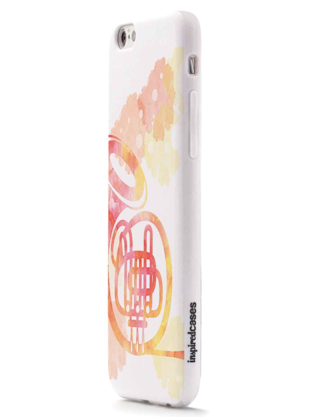 French Horn Silhouette - Watercolor Case