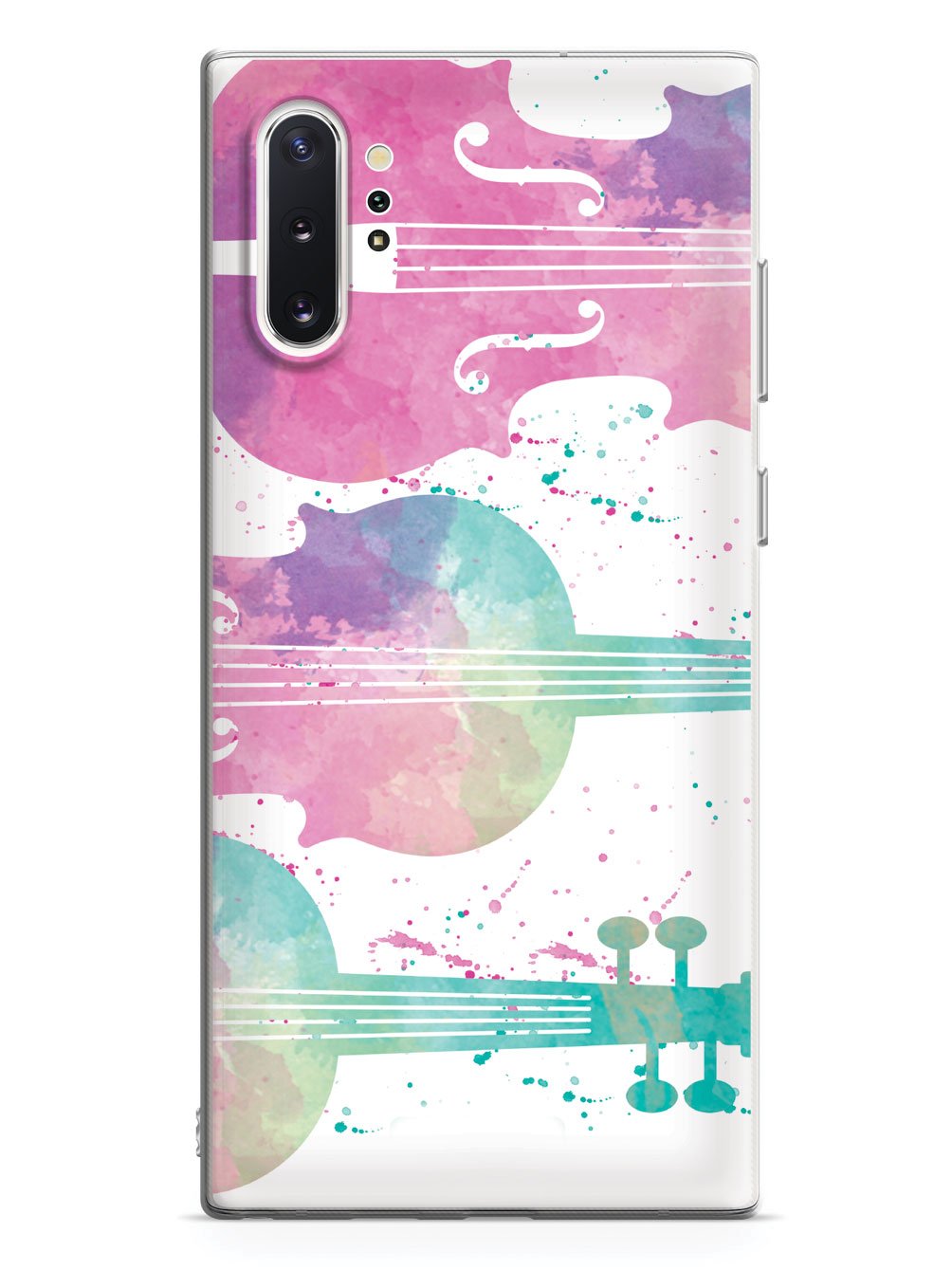String Instrument Silhouette - Watercolor Case