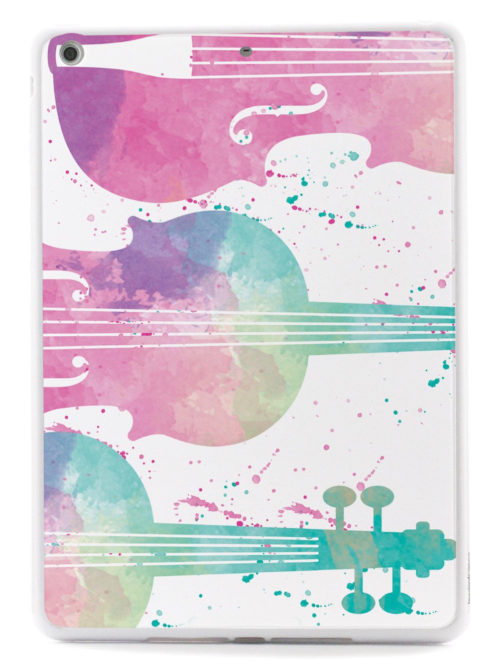String Instrument Silhouette - Watercolor Case