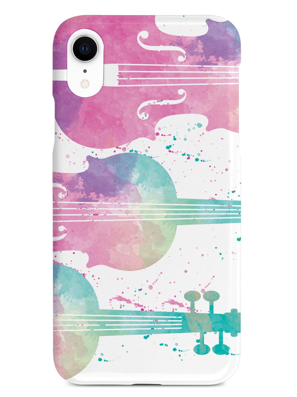 String Instrument Silhouette - Watercolor Case