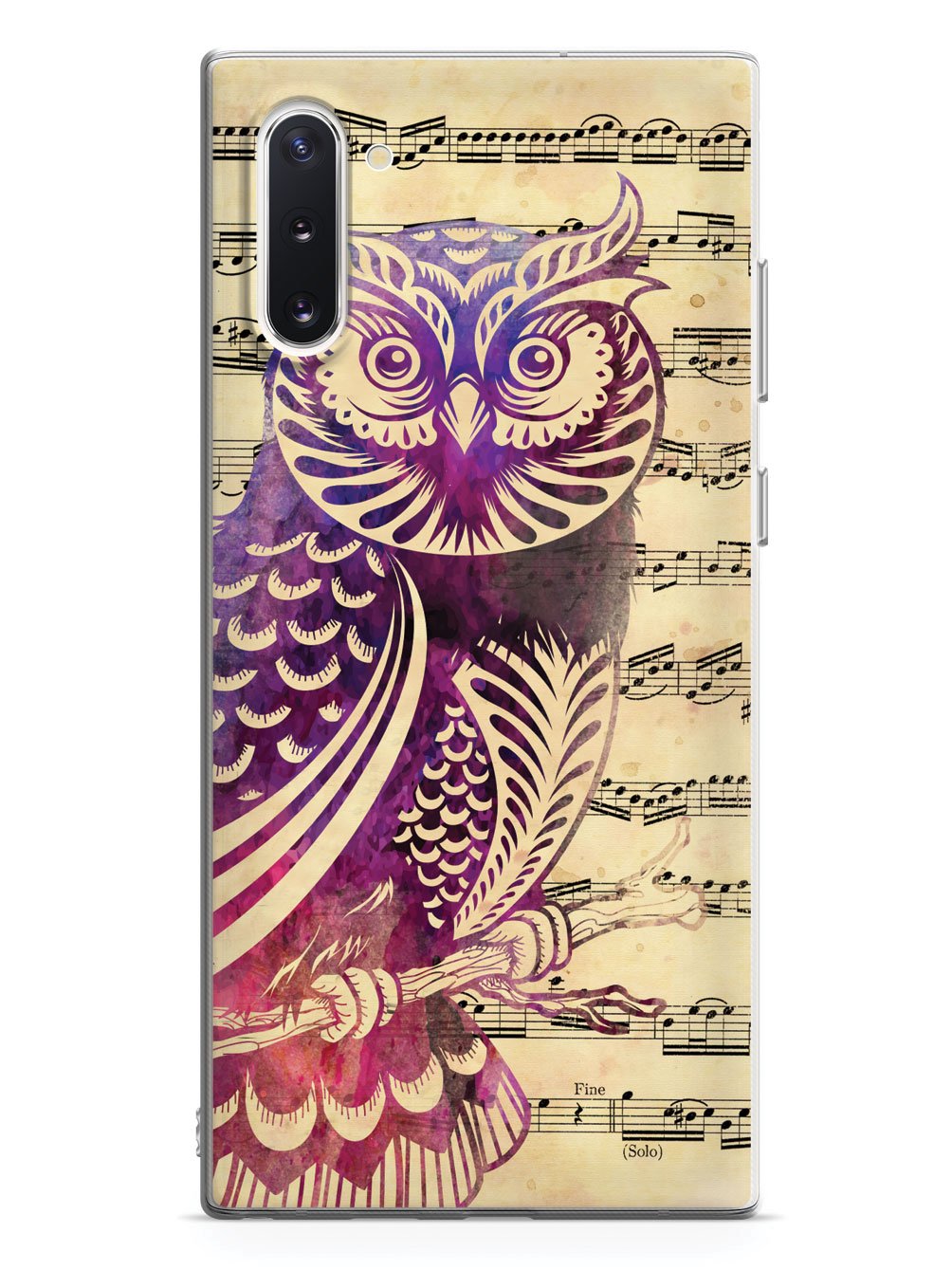 Owl and Music Notes Case