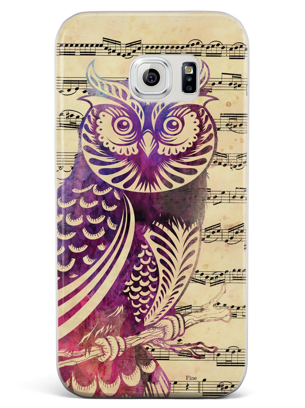 Owl and Music Notes Case