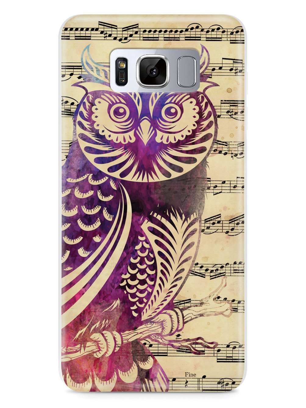 Owl and Music Notes Case