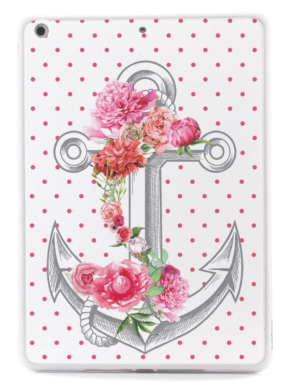 Pink Flower Anchor Case