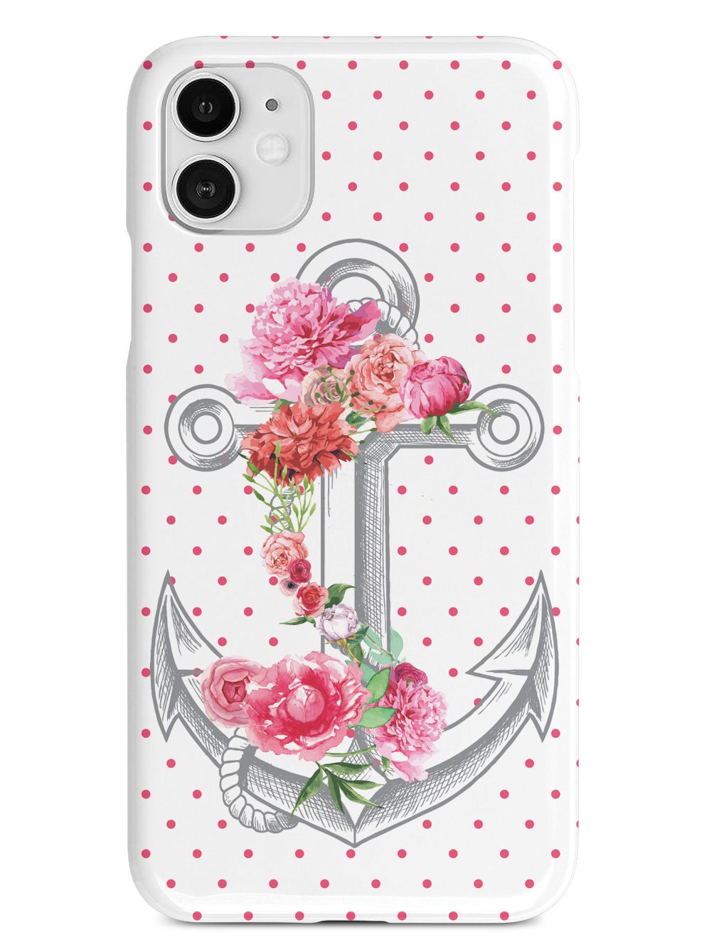Pink Flower Anchor Case