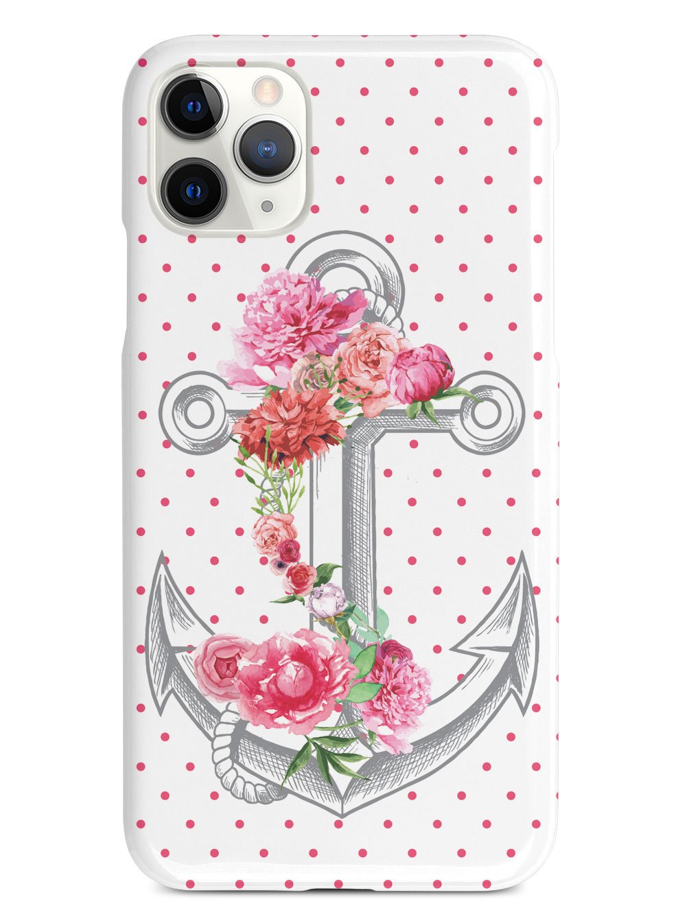 Pink Flower Anchor Case