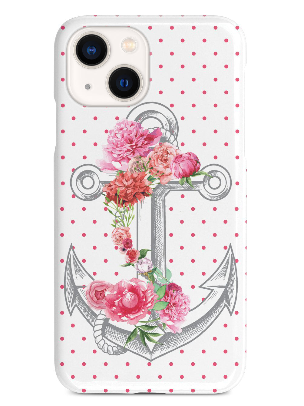 Pink Flower Anchor Case