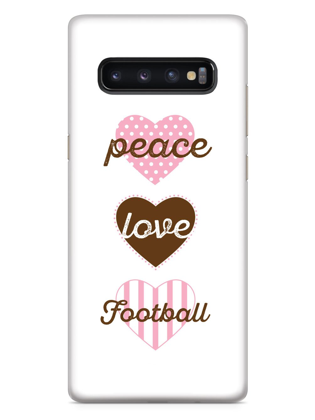 Peace Love Football Case
