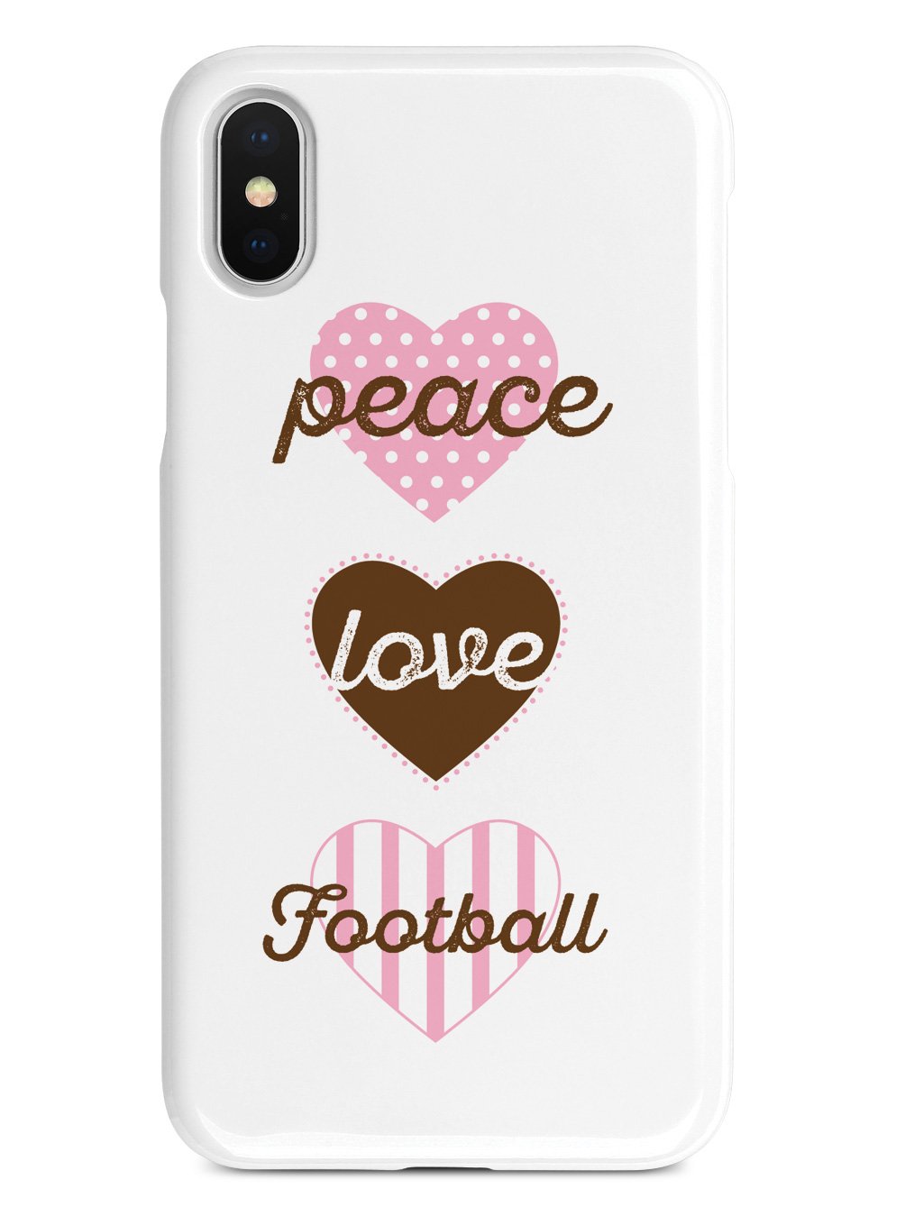 Peace Love Football Case