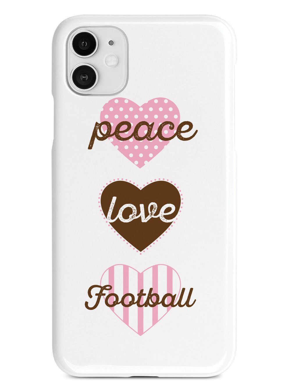 Peace Love Football Case