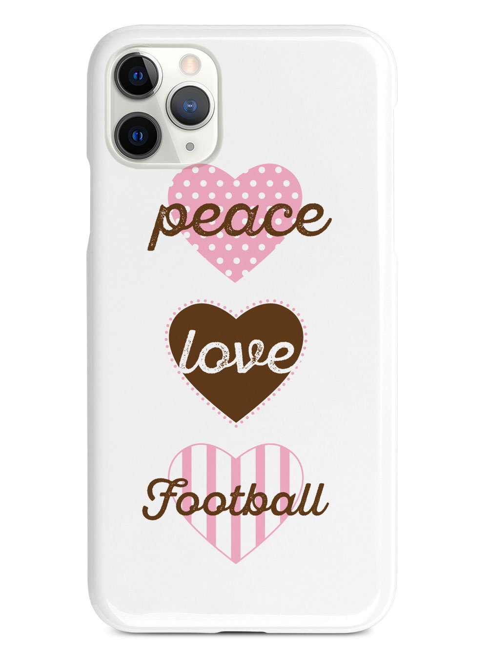 Peace Love Football Case