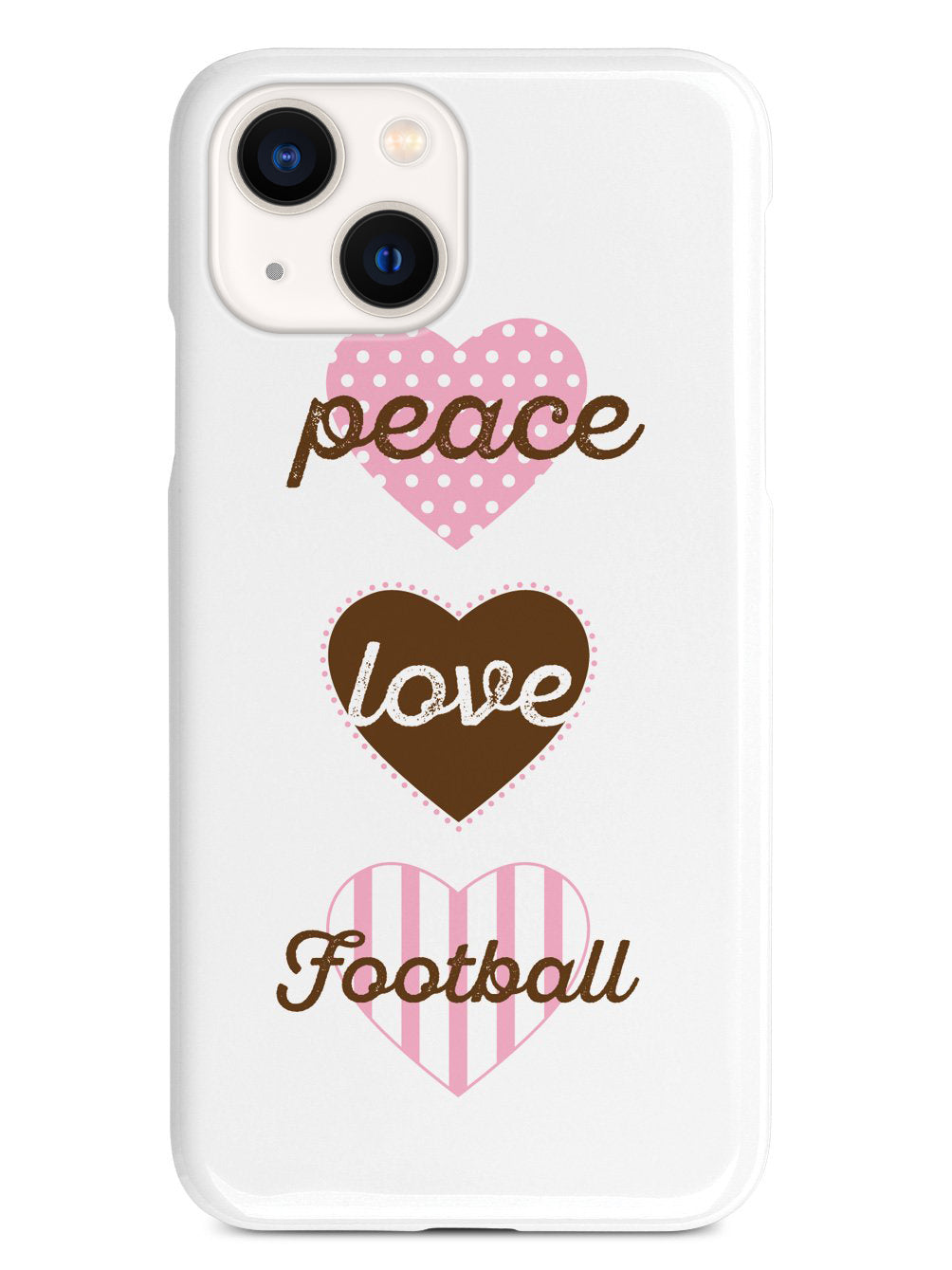 Peace Love Football Case