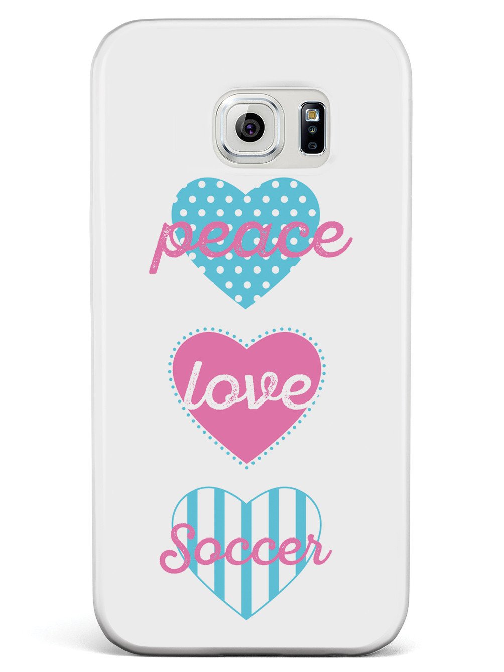 Peace Love Soccer Case
