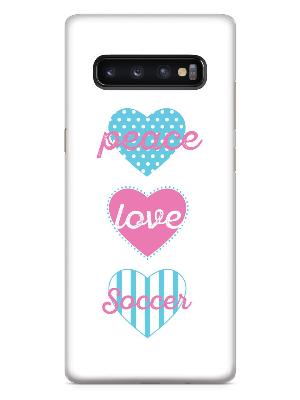 Peace Love Soccer Case