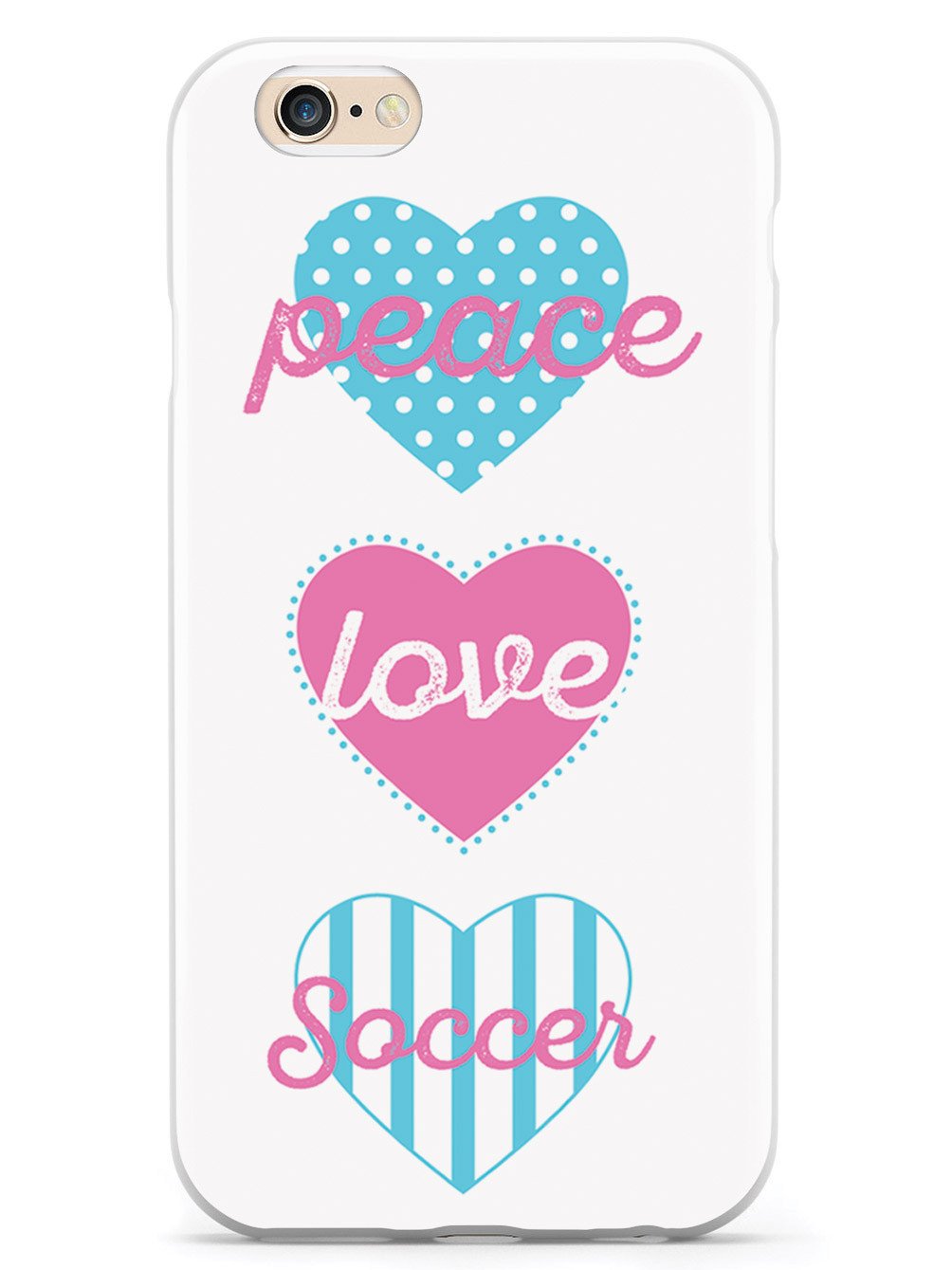 Peace Love Soccer Case