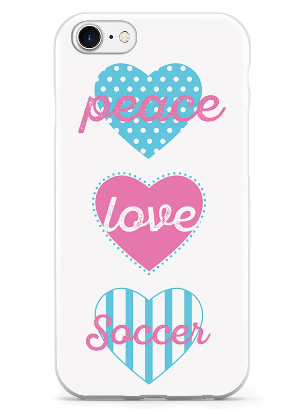 Peace Love Soccer Case