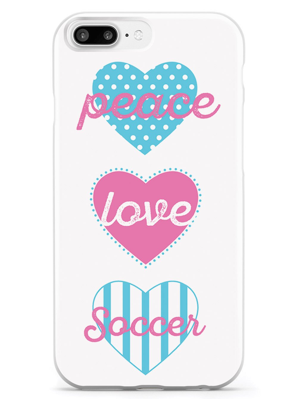 Peace Love Soccer Case