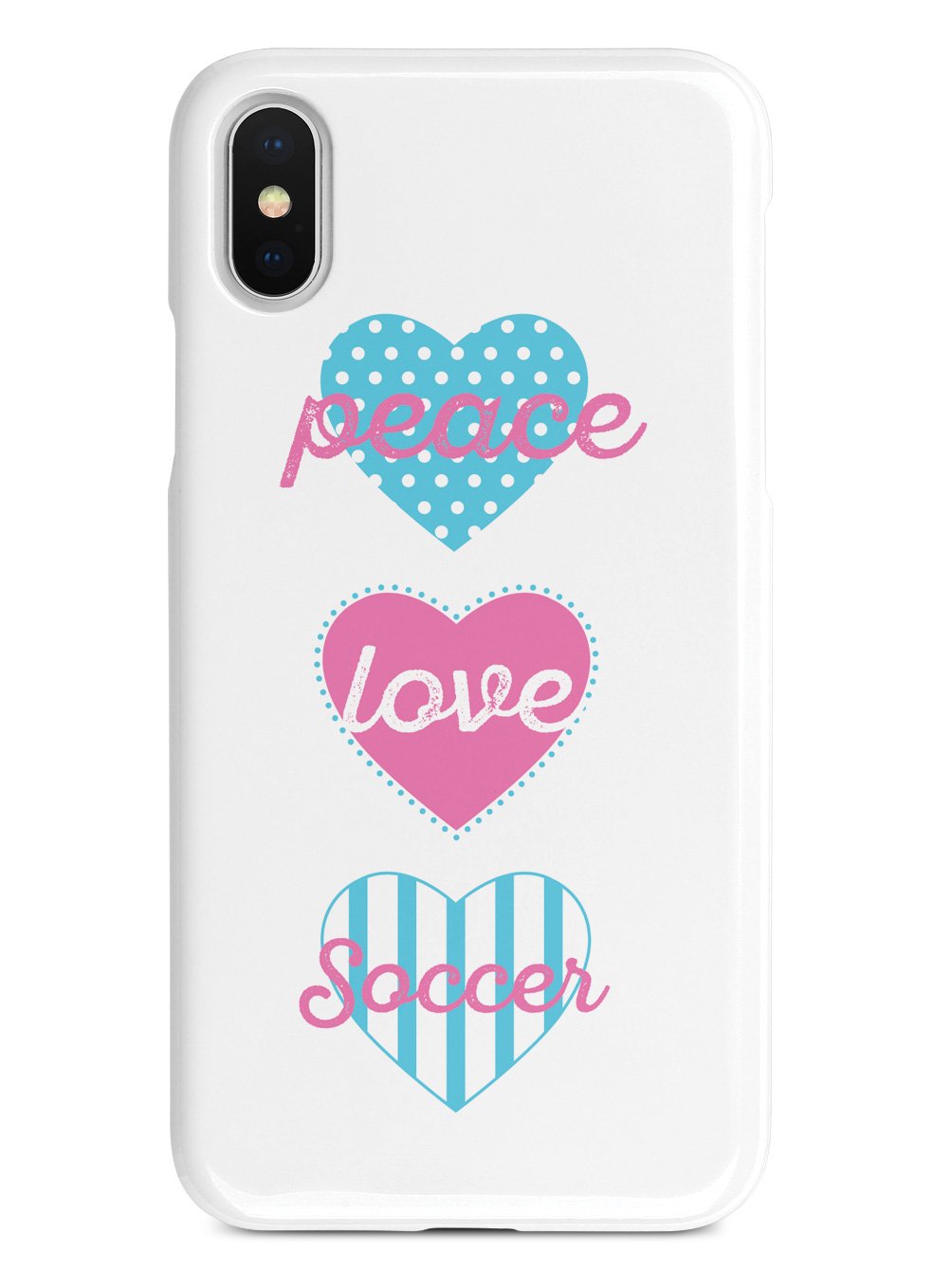 Peace Love Soccer Case