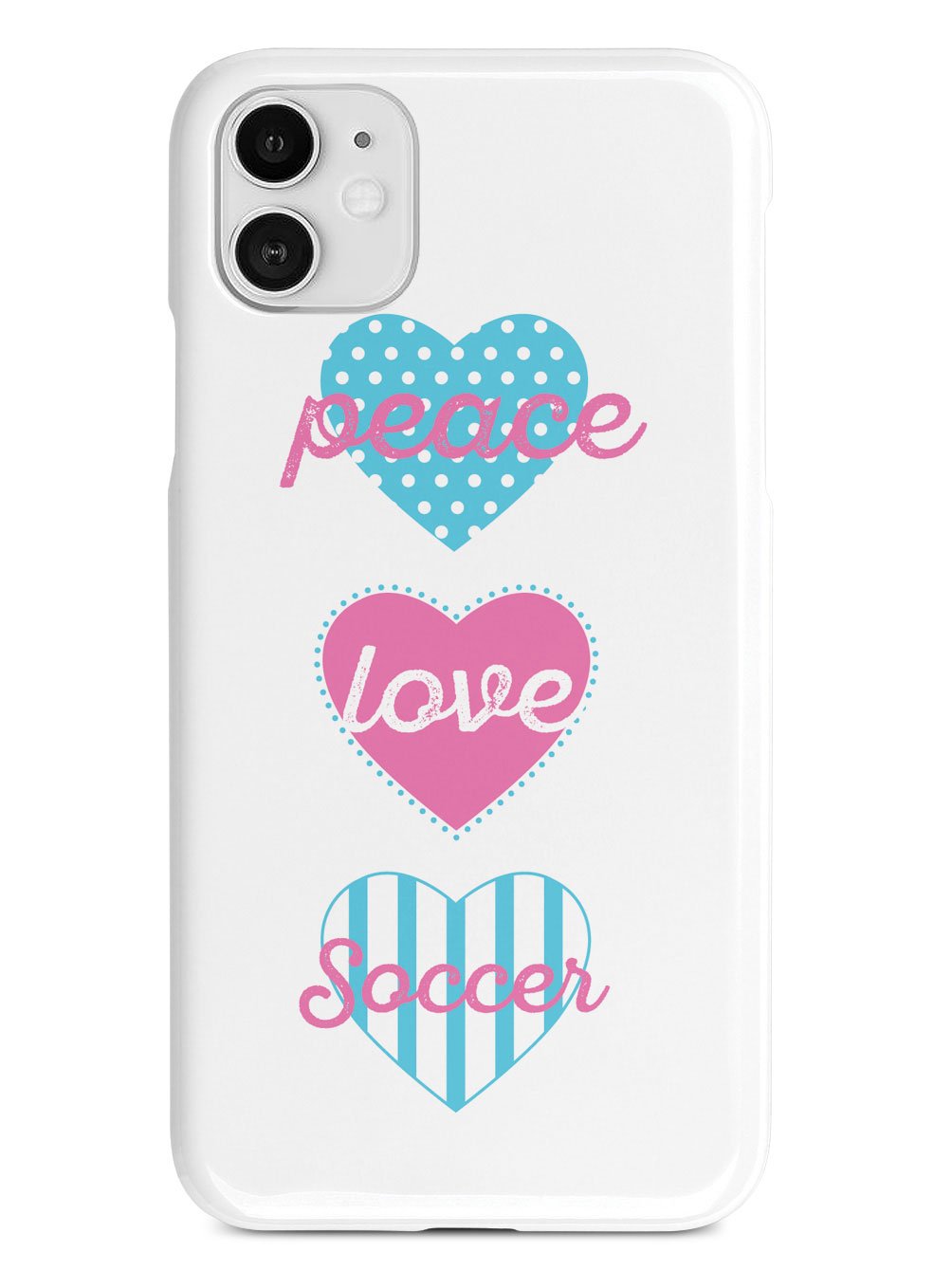 Peace Love Soccer Case