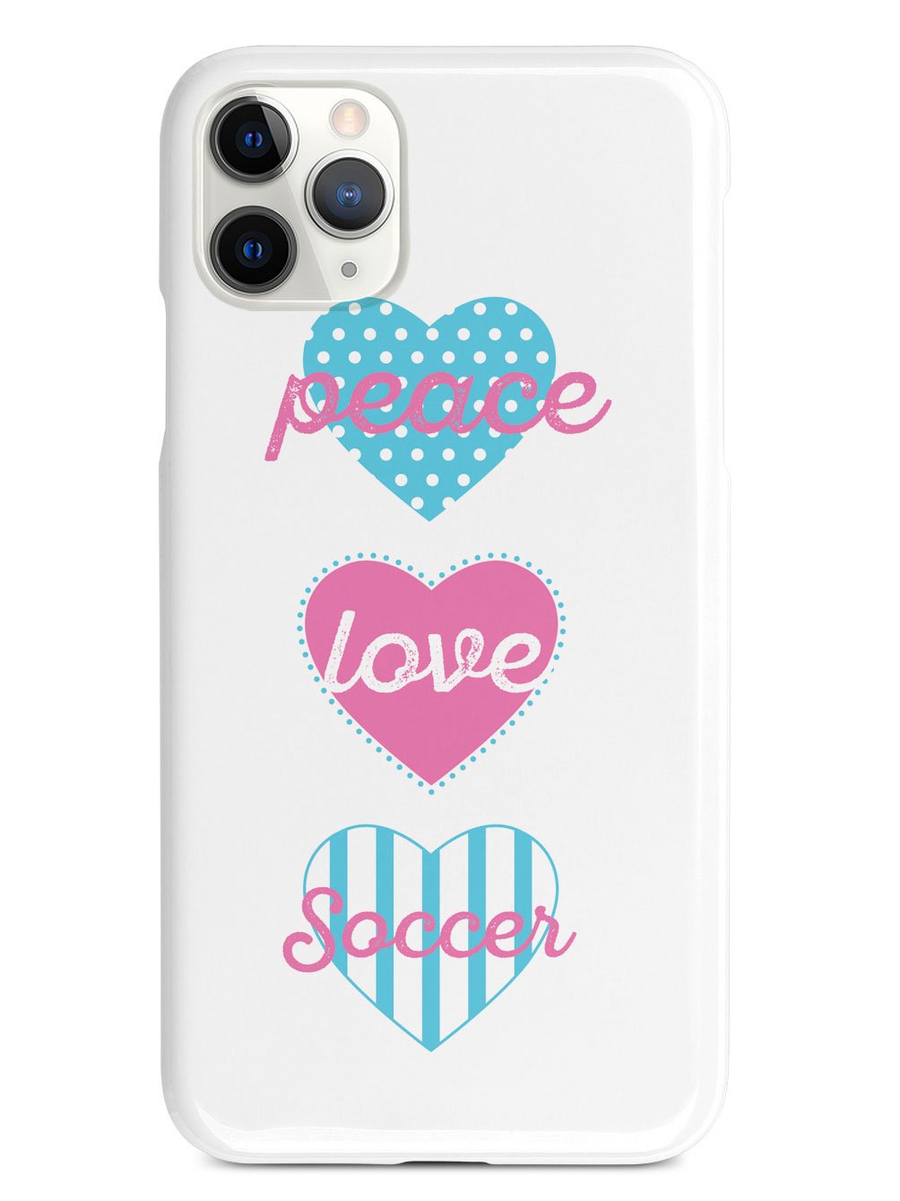 Peace Love Soccer Case