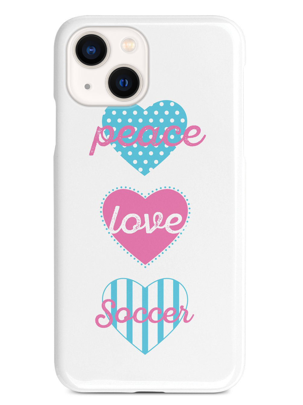 Peace Love Soccer Case