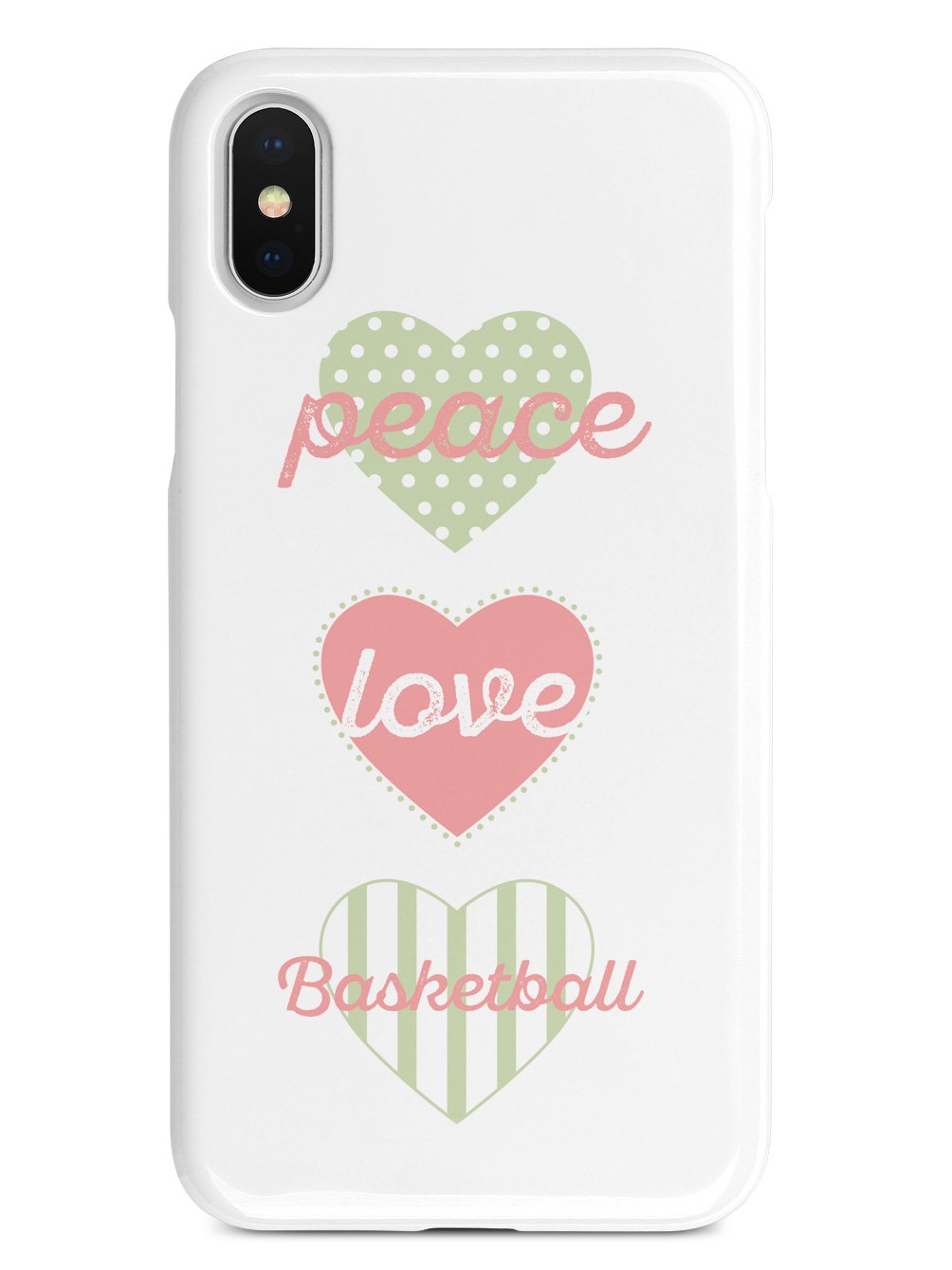 Peace Love Basketball Case