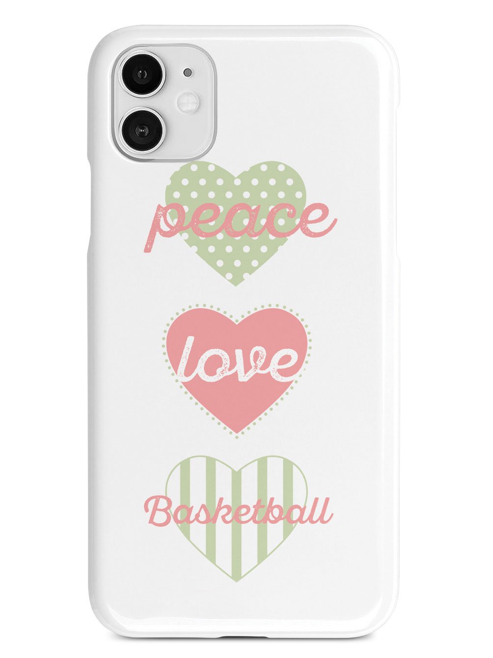 Peace Love Basketball Case