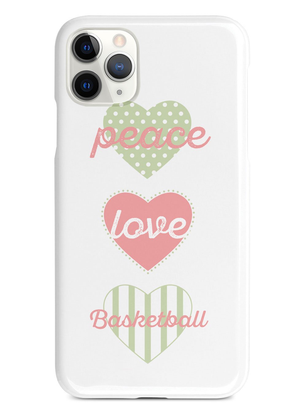 Peace Love Basketball Case