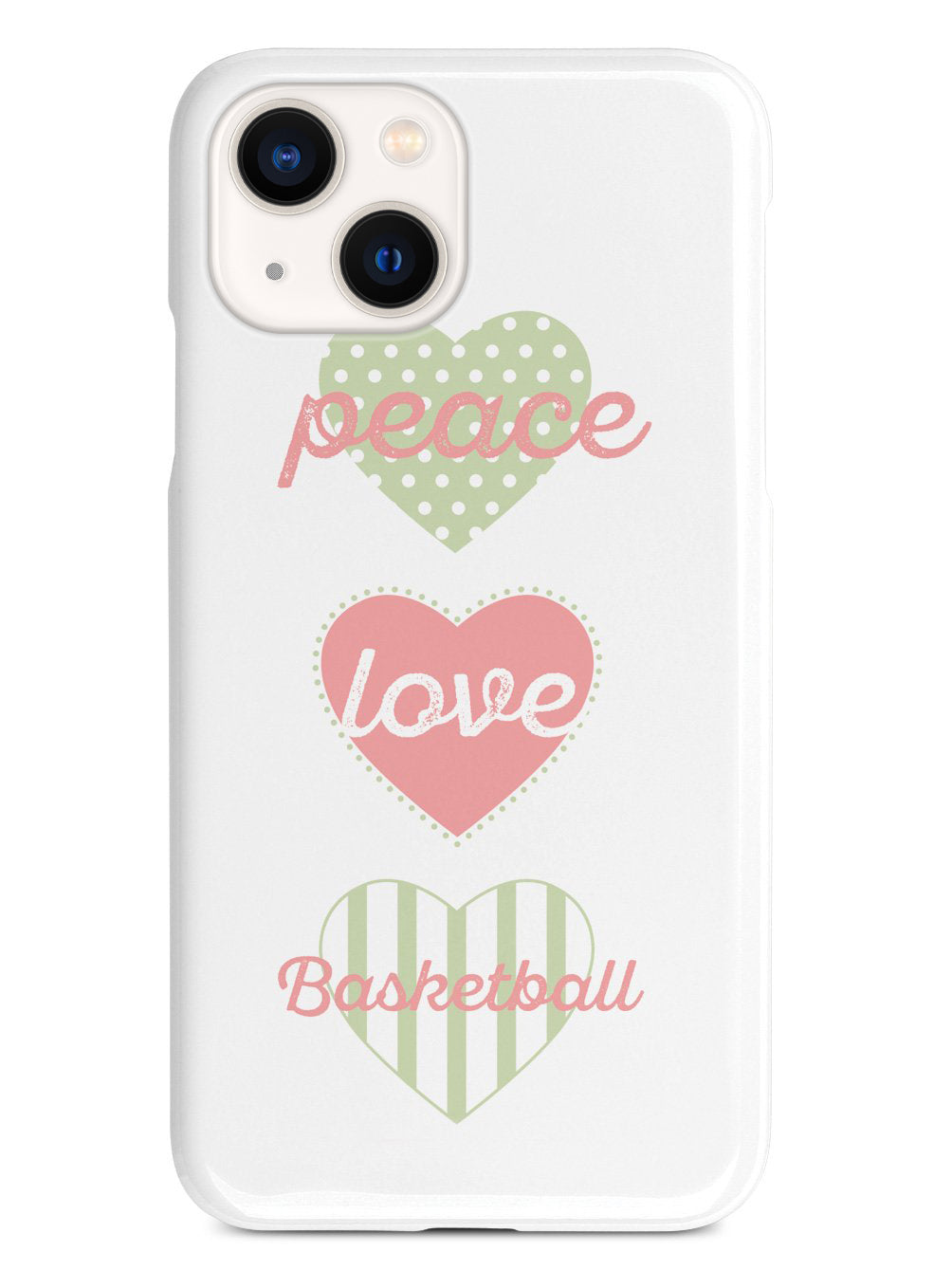 Peace Love Basketball Case