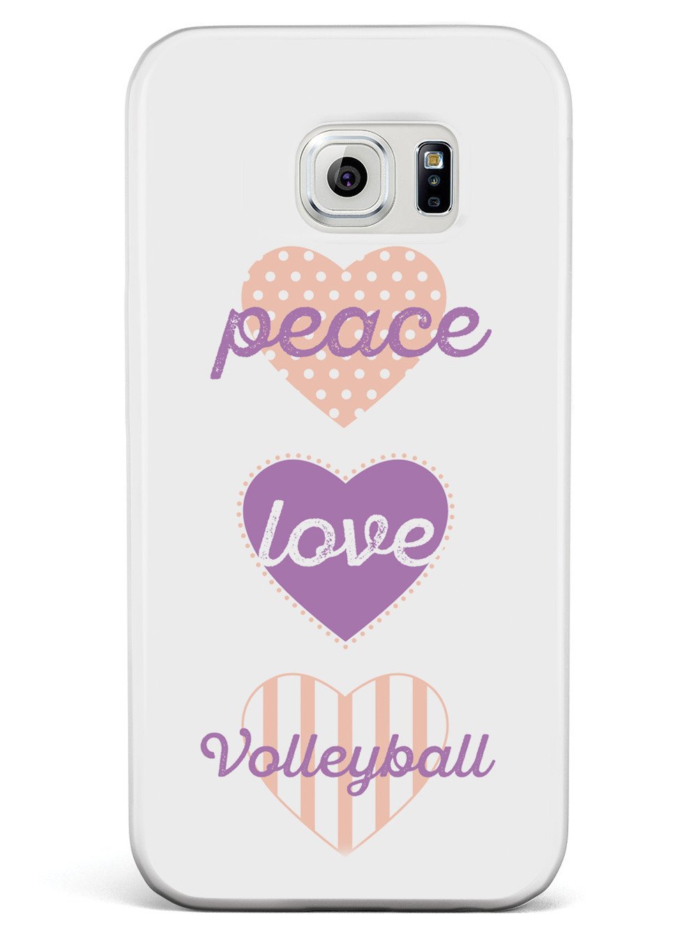 Peace Love Volleyball Case