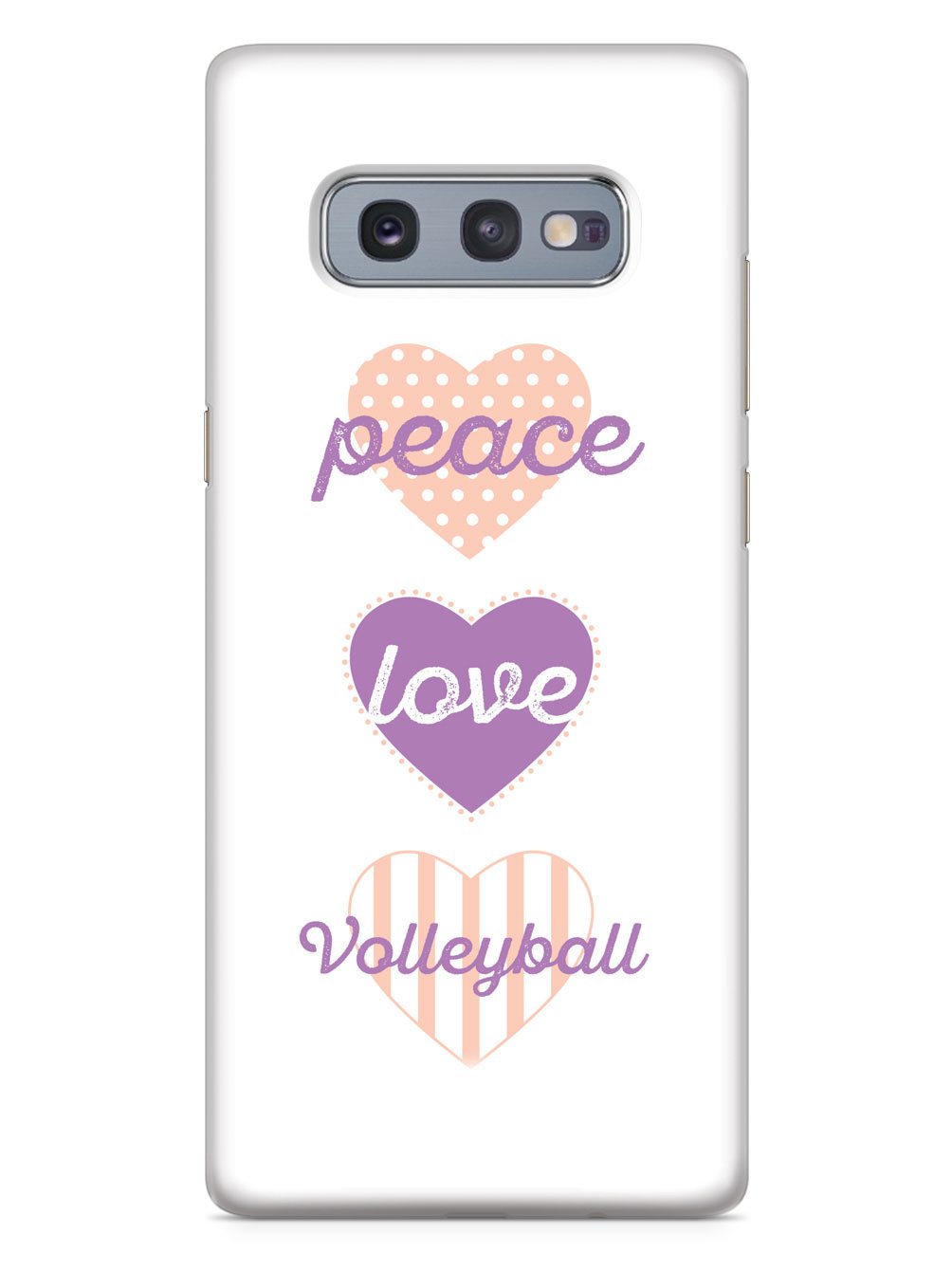 Peace Love Volleyball Case