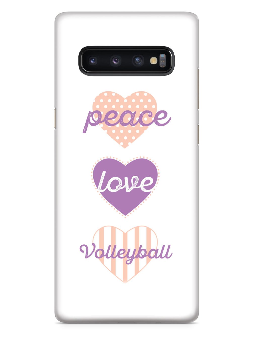 Peace Love Volleyball Case