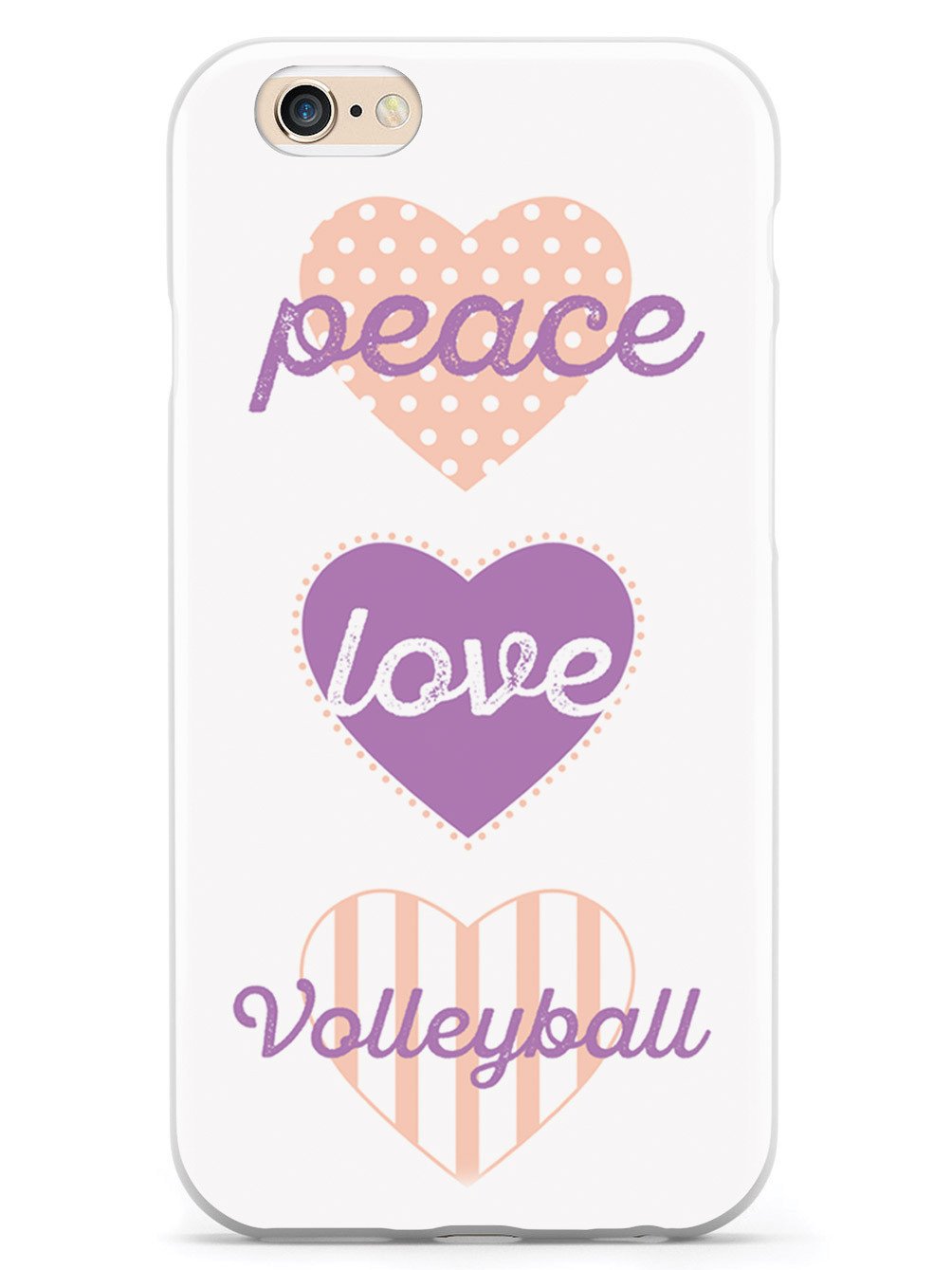Peace Love Volleyball Case