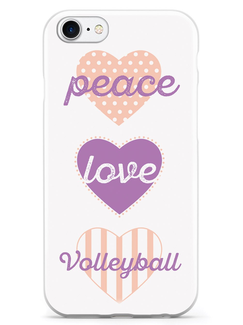 Peace Love Volleyball Case