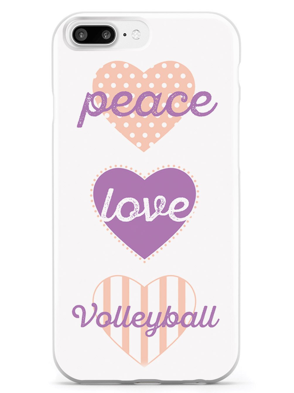 Peace Love Volleyball Case