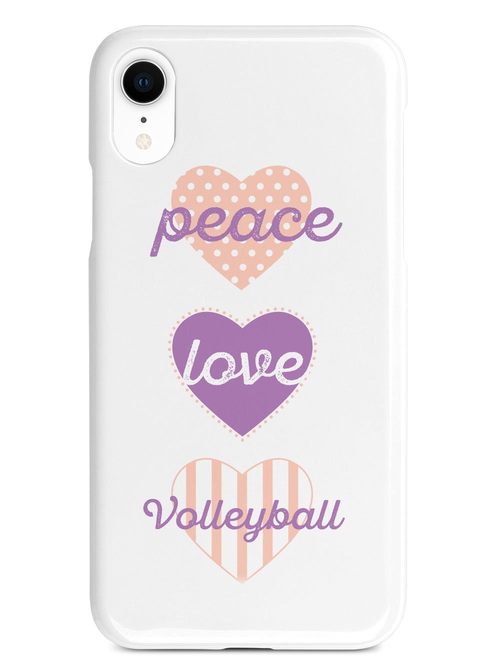 Peace Love Volleyball Case