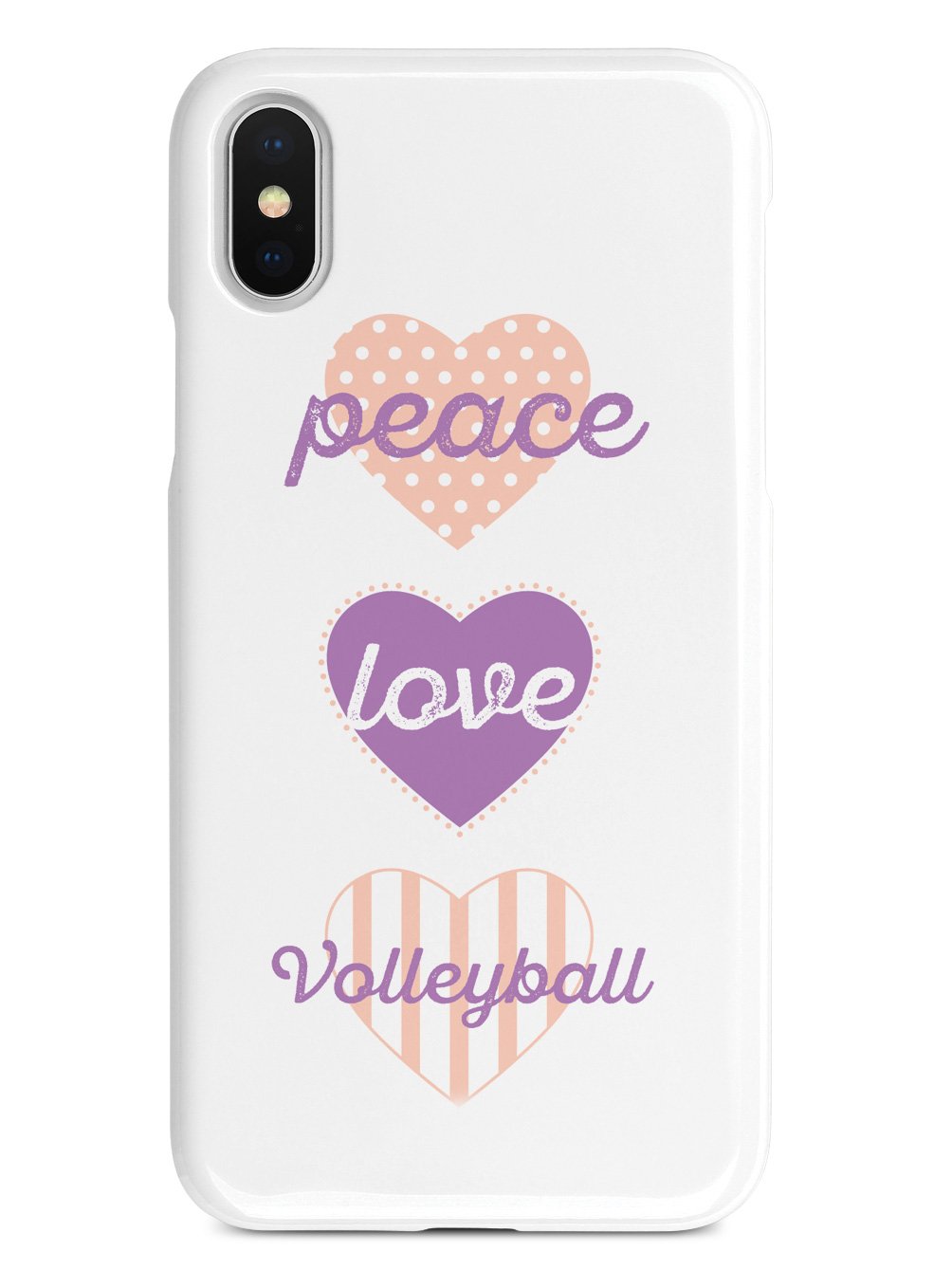 Peace Love Volleyball Case