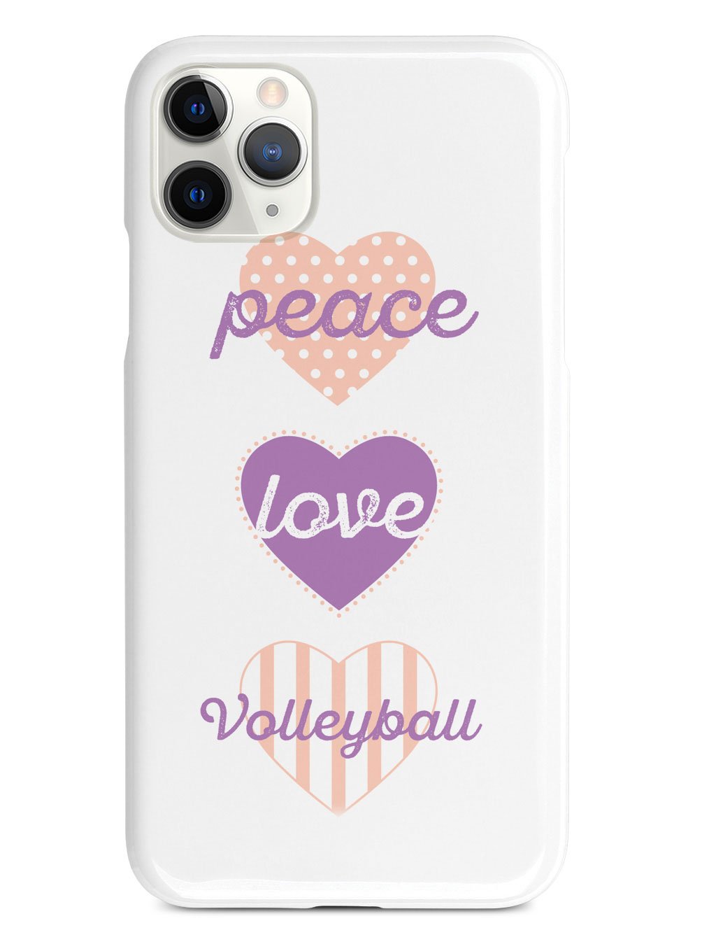 Peace Love Volleyball Case