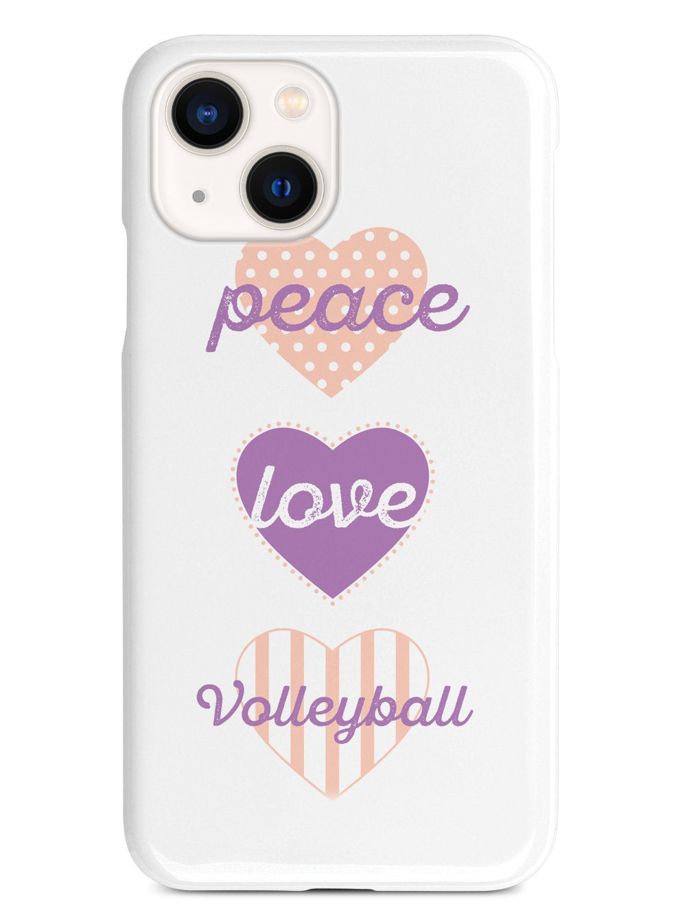 Peace Love Volleyball Case