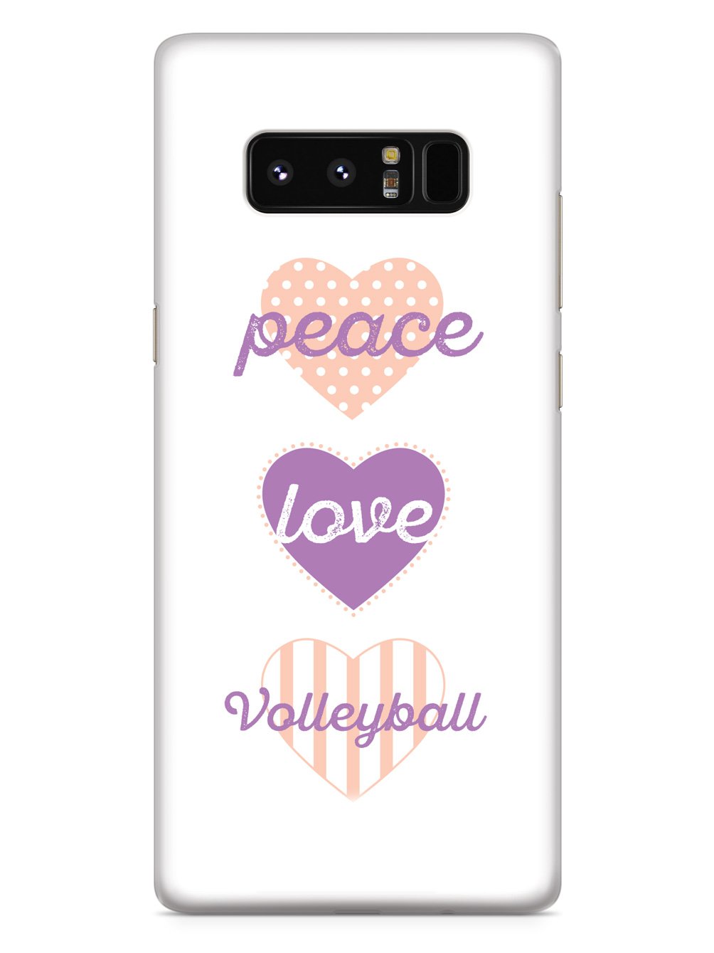 Peace Love Volleyball Case
