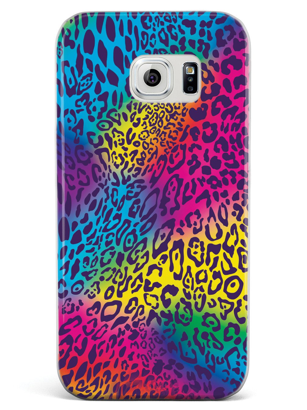 Rainbow Leopard Print Case