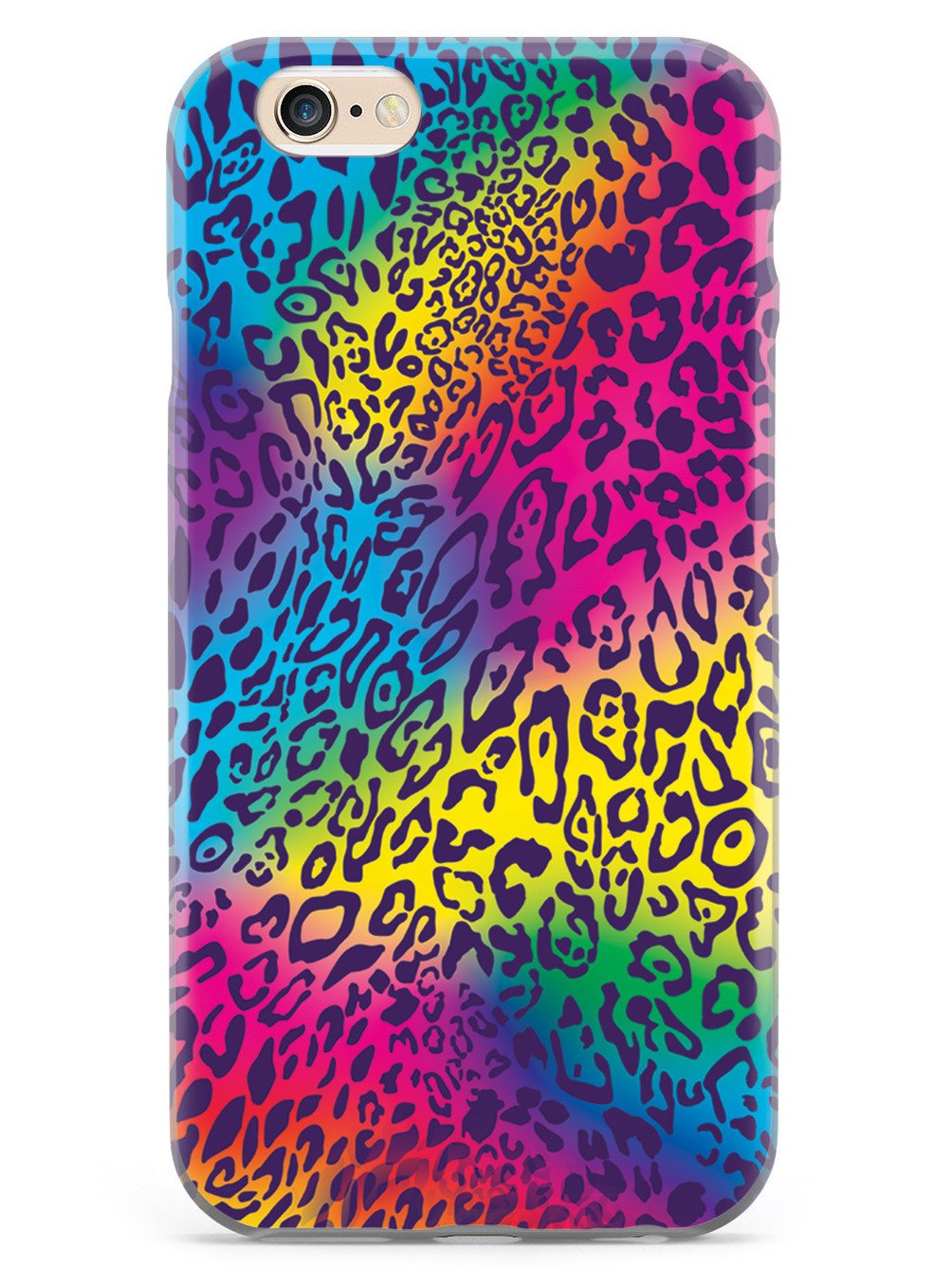 Rainbow Leopard Print Case