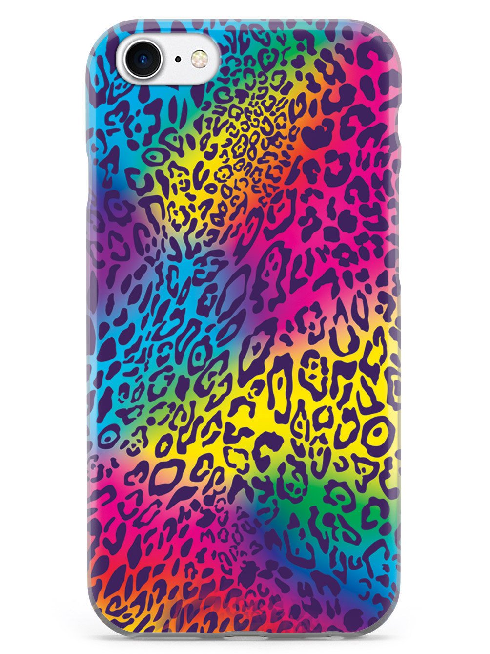 Rainbow Leopard Print Case