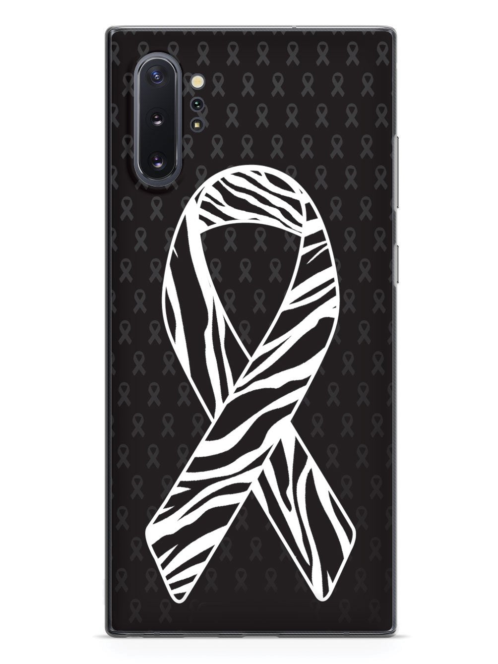 Zebra Print Awareness Ribbon Case