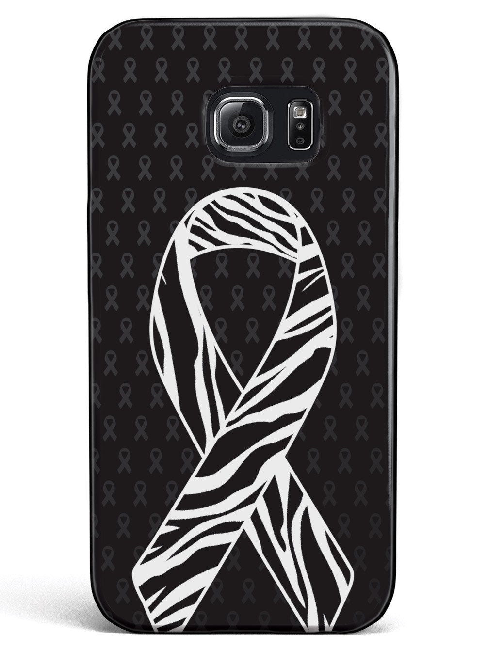 Zebra Print Awareness Ribbon Case