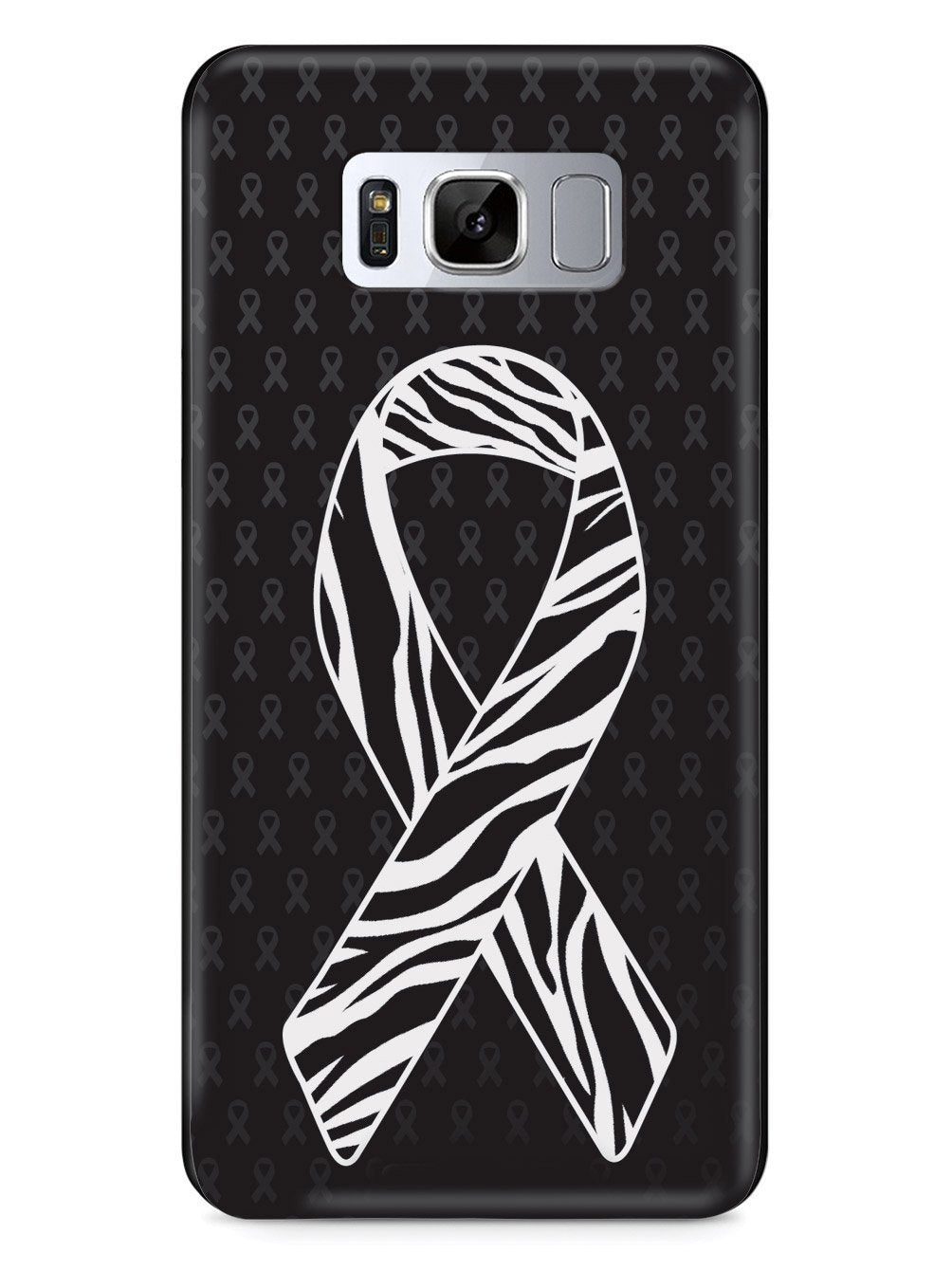 Zebra Print Awareness Ribbon Case